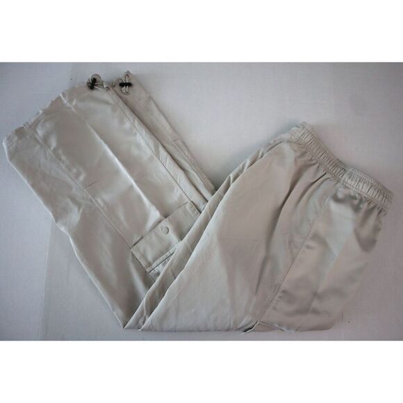 Adidas JN0598 Women's Sz M Beige Satin-Finish Holiday Pack Cargo Pants - Picture 11 of 12